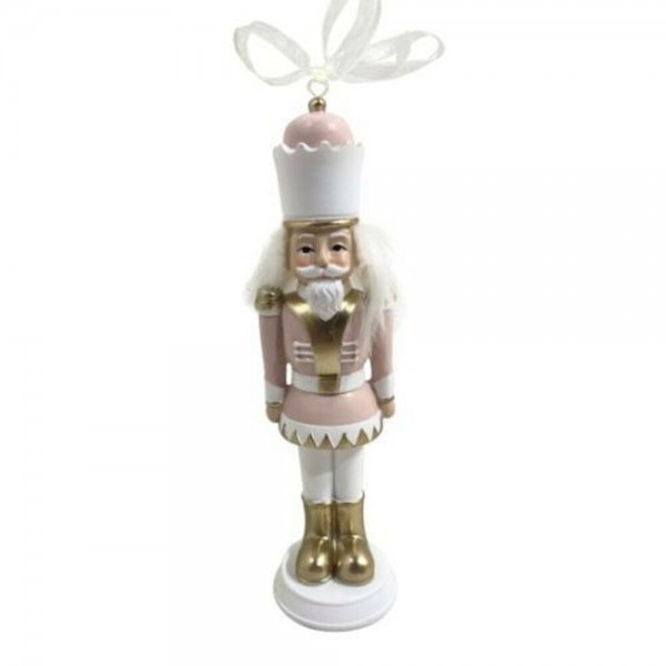 Χριστουγεννιάτικο Στολίδι DKD Home Decor Ρητίνη Καρυοθραύστης (3 x 3 x 12 cm) (x2)