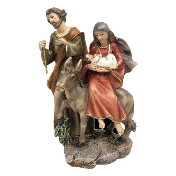 Χριστουγεννιάτικο Βηθλεέμ DKD Home Decor Ρητίνη (x2) (12 x 12 x 21 cm)