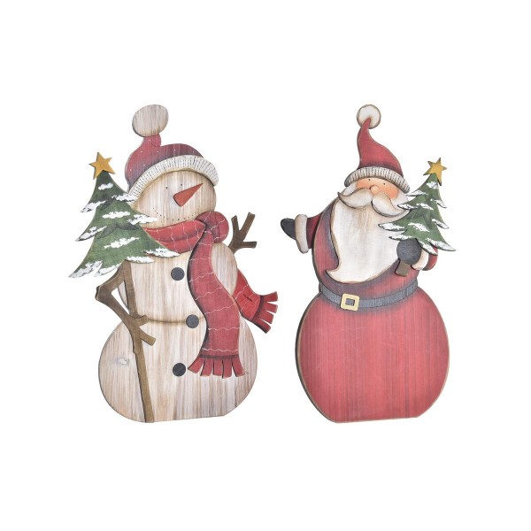 Διακόσμηση DKD Home Decor Ξύλο (32 x 2,5 x 46,5 cm) (x2)