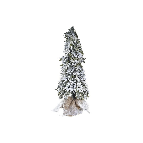 Χριστουγεννιάτικο δέντρο DKD Home Decor Καφέ Πράσινο PVC Χιονισμένο (20 x 20 x 50 cm)