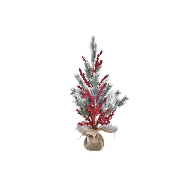 Χριστουγεννιάτικο δέντρο DKD Home Decor Φυσικό Κόκκινο Πράσινο 70 cm PVC (35 x 35 x 70 cm)