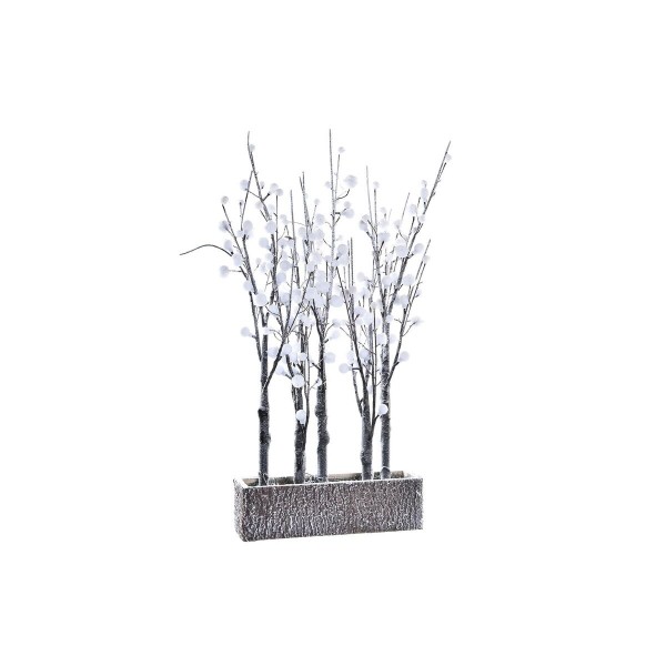 Χριστουγεννιάτικο δέντρο DKD Home Decor Καφέ Λευκό 70 cm PVC (33 x 10 x 70 cm)