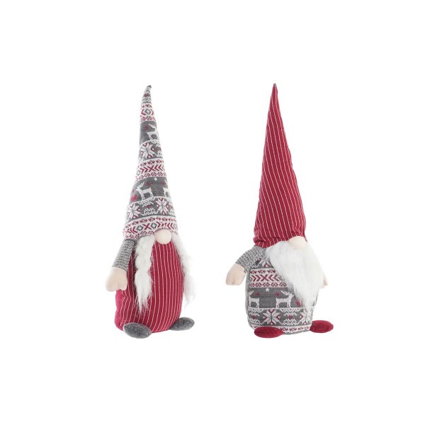 Χριστουγεννιάτικο Στολίδι DKD Home Decor Νάνος πολυεστέρας (24 x 14 x 58 cm) (x2)