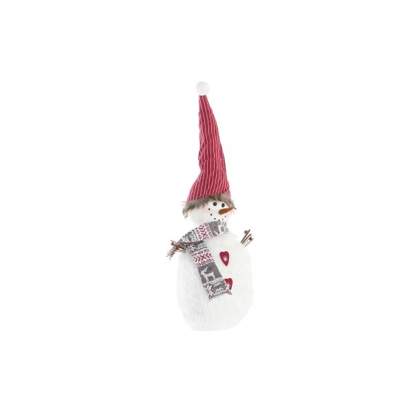 Διακόσμηση DKD Home Decor Χιονάνθρωπος πολυεστέρας (28 x 17 x 50 cm)