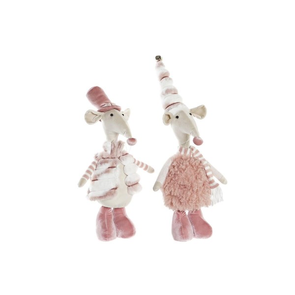Διακόσμηση DKD Home Decor Ποντίκι πολυεστέρας (16 x 11 x 55 cm) (x2)