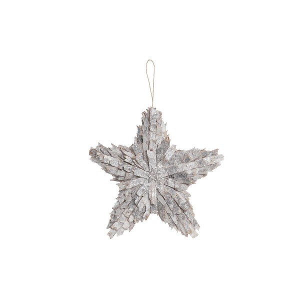 Χριστουγεννιάτικο Στολίδι DKD Home Decor Αστέρι Σημύδα (35 x 10 x 35 cm)