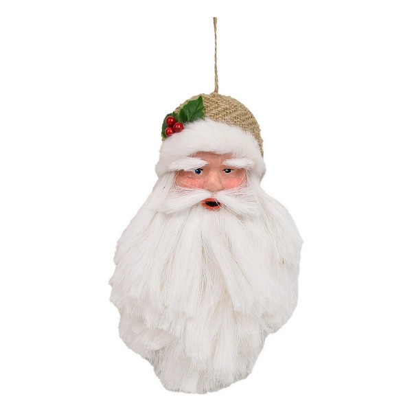 Χριστουγεννιάτικο Στολίδι DKD Home Decor Κρεμαστά Κοσμήματα πολυεστέρας Άη Βασίλης (17 x 6 x 30 cm)