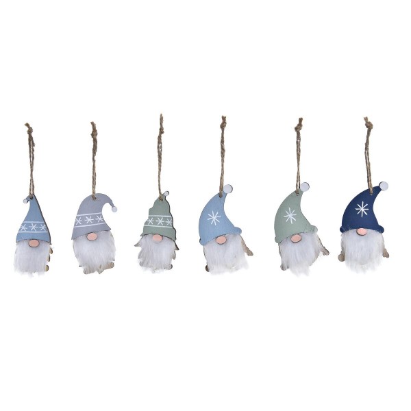 Χριστουγεννιάτικα Στολίδια DKD Home Decor πολυεστέρας Ξύλο MDF (21 x 8 x 1,5 cm) (x2)