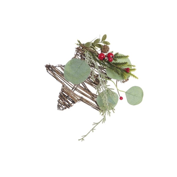 Χριστουγεννιάτικο Στολίδι DKD Home Decor PVC ρατάν (15 x 7 x 15 cm)