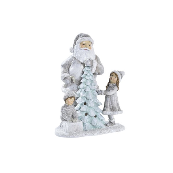 Χριστουγεννιάτικο Στολίδι DKD Home Decor Ρητίνη Γκλίτερ (14,5 x 13 x 19,5 cm)