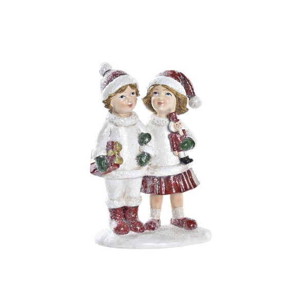 Χριστουγεννιάτικο Στολίδι DKD Home Decor Ρητίνη Παιδιά (10,5 x 6 x 15 cm)