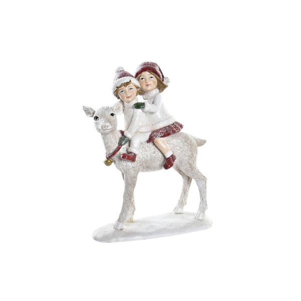 Χριστουγεννιάτικο Στολίδι DKD Home Decor Ρητίνη Παιδιά (16 x 7 x 20,5 cm)