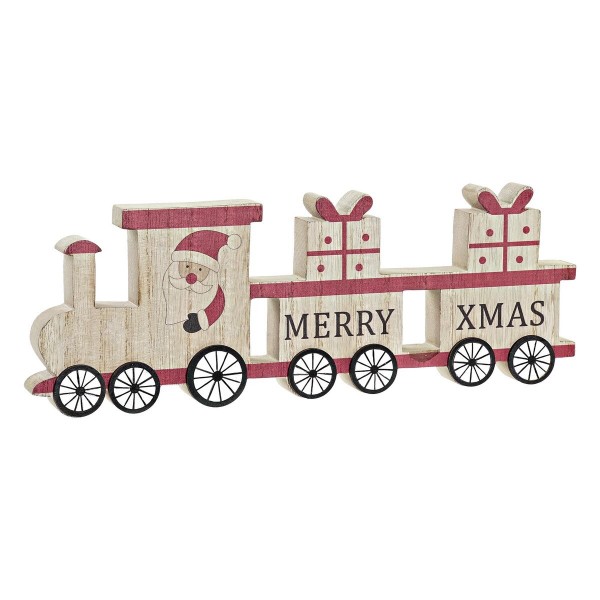 Διακόσμηση DKD Home Decor Φυσικό Τρένο Ξύλο MDF (29 x 2 x 10 cm)