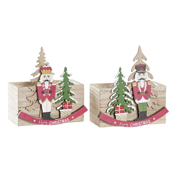 Καρυοθραύστης DKD Home Decor Ξύλο MDF (15 x 8,5 x 16,5 cm) (x2)