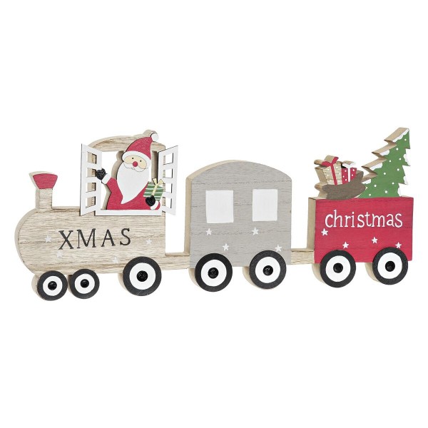 Διακόσμηση DKD Home Decor Φυσικό Τρένο Ξύλο MDF (40 x 2 x 16 cm)