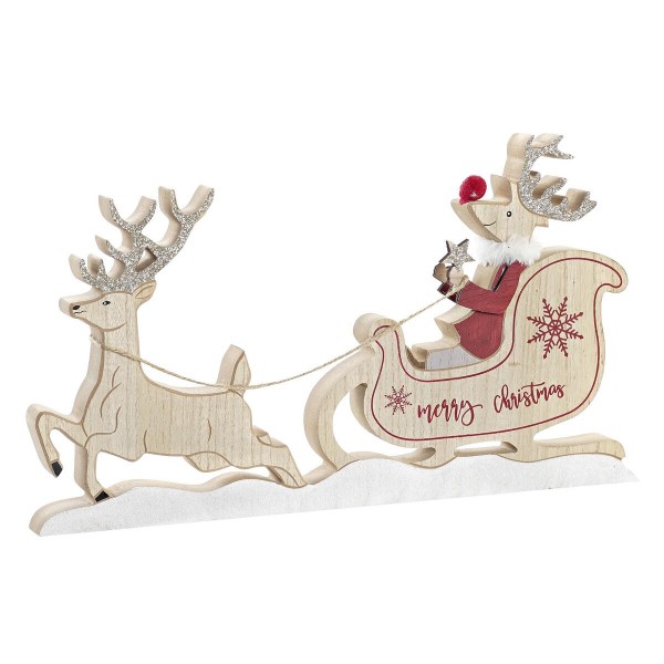 Χριστουγεννιάτικο Στολίδι DKD Home Decor MDF (39 x 2,5 x 22,5 cm)