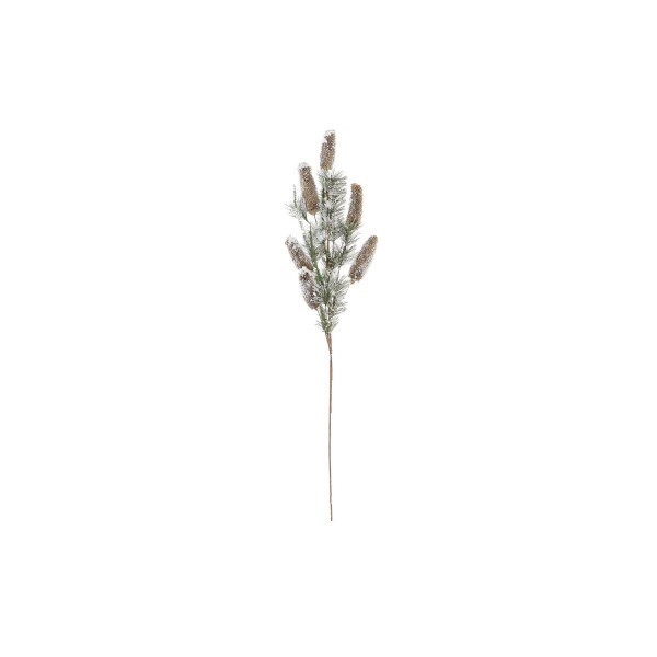 Κλαδί DKD Home Decor Χριστουγεννιάτικο στεφάνι Μέταλλο Καφέ πολυεστέρας Πράσινο (29 x 9 x 95 cm)