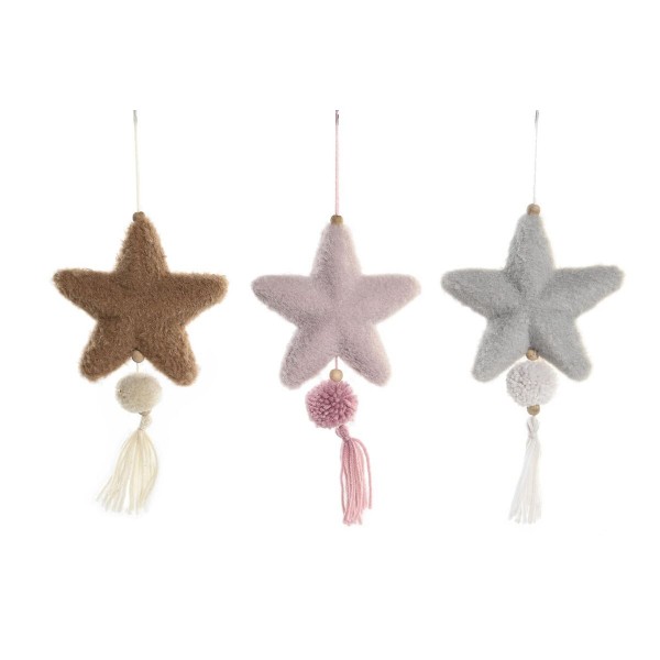 Χριστουγεννιάτικο Στολίδι DKD Home Decor πολυεστέρας (14 x 4 x 26 cm) (3 Μονάδες)
