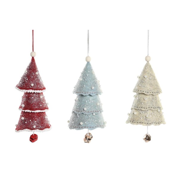 Χριστουγεννιάτικο Στολίδι DKD Home Decor PVC (11 x 11 x 38 cm) (3 Μονάδες)