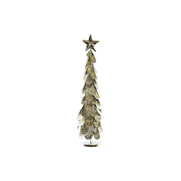 Χριστουγεννιάτικο δέντρο DKD Home Decor Χρυσό Μέταλλο (13 x 13 x 50 cm)