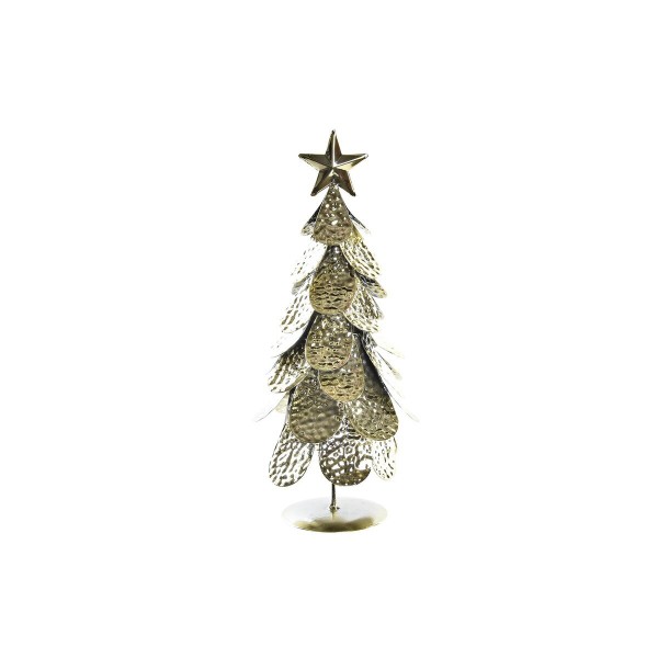 Χριστουγεννιάτικο δέντρο DKD Home Decor Χρυσό Μέταλλο (9 x 9 x 25 cm)