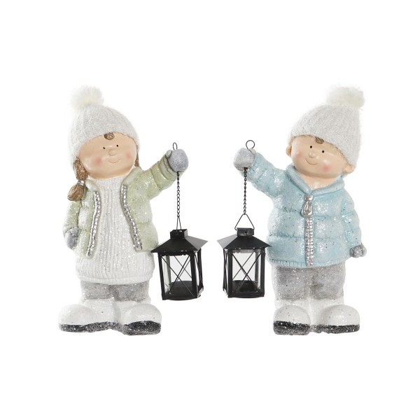 Χριστουγεννιάτικο Στολίδι DKD Home Decor Παιδιά Μαγνήσιο (20,5 x 13 x 33 cm) (x2)
