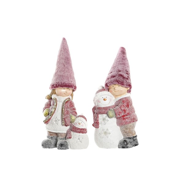 Χριστουγεννιάτικο Στολίδι DKD Home Decor Παιδιά Μαγνήσιο (24,5 x 19 x 56 cm) (x2)