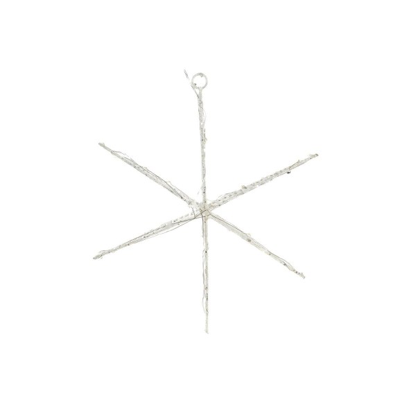 Χριστούγεννα DKD Home Decor Αστέρι Λευκό (30 x 13 x 30 cm)