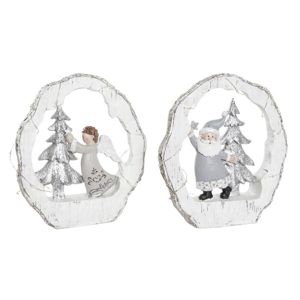Χριστουγεννιάτικο Στολίδι DKD Home Decor Ρητίνη (17 x 4,5 x 19 cm) (x2)