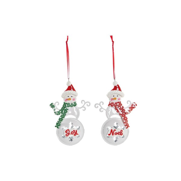 Χριστουγεννιάτικο Στολίδι DKD Home Decor Μέταλλο (9 x 2,4 x 13 cm) (x2)