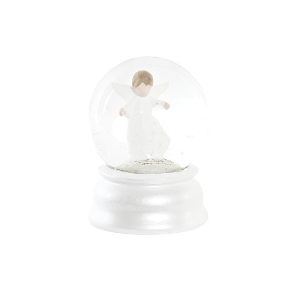 Χριστουγεννιάτικη μπάλα DKD Home Decor Λευκό Ρητίνη Άγγελος