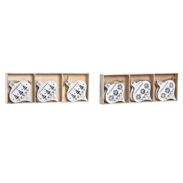 Χριστουγεννιάτικα Στολίδια DKD Home Decor Μέταλλο (22 x 8 x 3 cm) (x2)