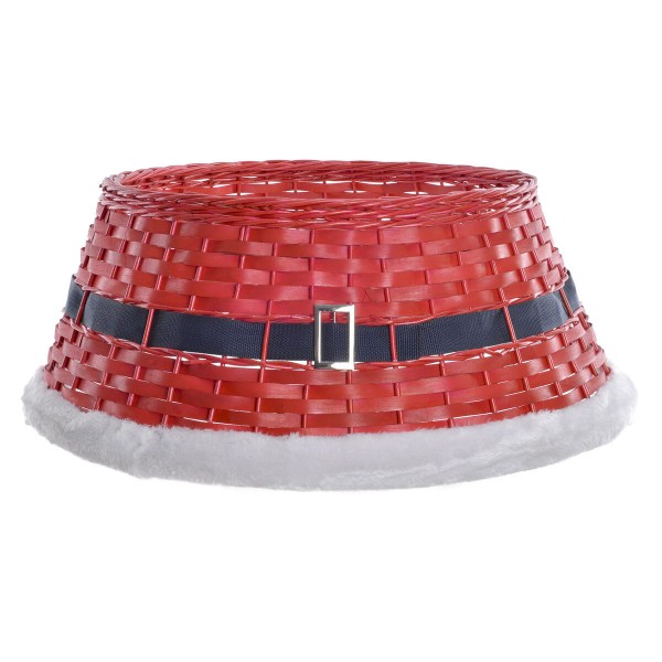 Χριστουγεννιάτικο δέντρο φούστα DKD Home Decor Ξύλο λυγαριά (70 x 70 x 28 cm)