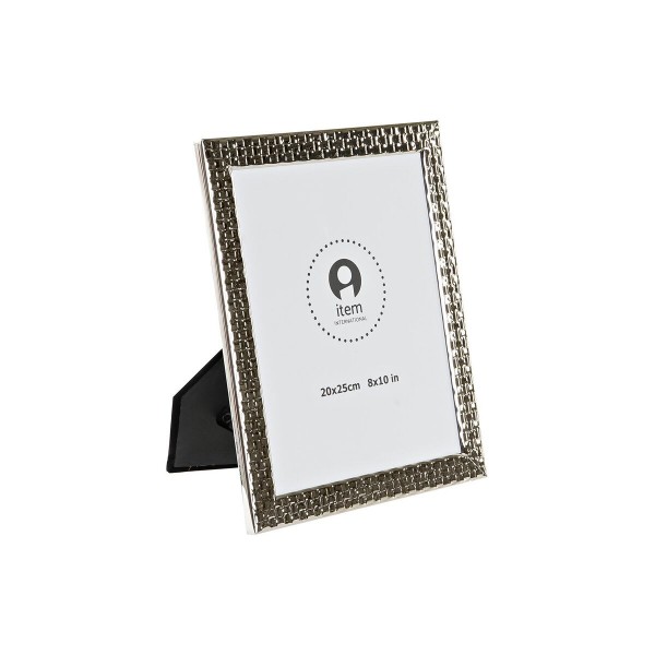Κορνίζα DKD Home Decor Ασημί Μέταλλο Shabby Chic (23,5 x 2 x 28,5 cm)