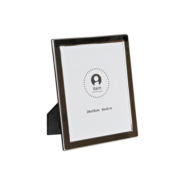 Κορνίζα DKD Home Decor Κρυστάλλινο Ασημί Μέταλλο (23 x 2 x 28 cm)