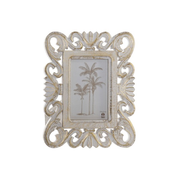 Κορνίζα DKD Home Decor Κρυστάλλινο Ξύλο MDF (21 x 2,5 x 27 cm)