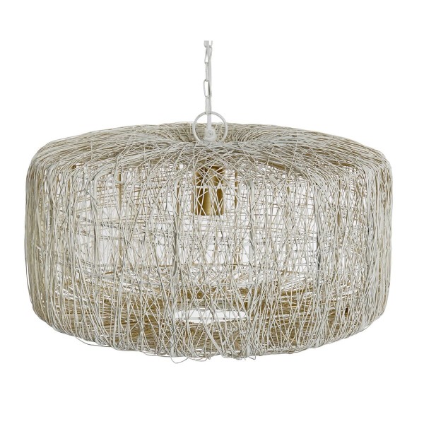 Φωτιστικό Οροφής DKD Home Decor Ασημί 50 W (46 x 46 x 23 cm)