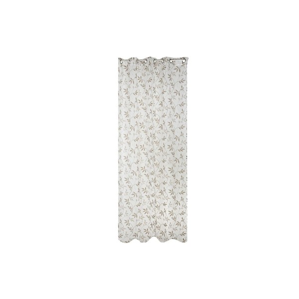 Κουρτίνα DKD Home Decor Μέταλλο πολυεστέρας Ανοιχτό καφέ (140 x 270 cm)