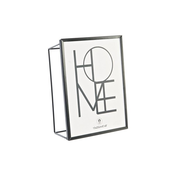 Κορνίζα DKD Home Decor Κρυστάλλινο Μαύρο Μέταλλο (15,5 x 6 x 20,5 cm)