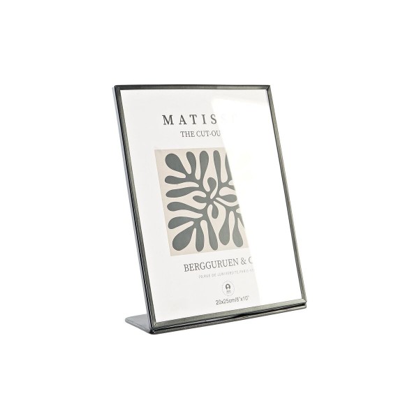 Κορνίζα DKD Home Decor Κρυστάλλινο Μαύρο Μέταλλο (20,5 x 6 x 25,5 cm)