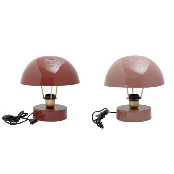 Επιτραπέζιο Φωτιστικό DKD Home Decor Μέταλλο Σύγχρονη (x2) (26 x 26 x 27 cm)
