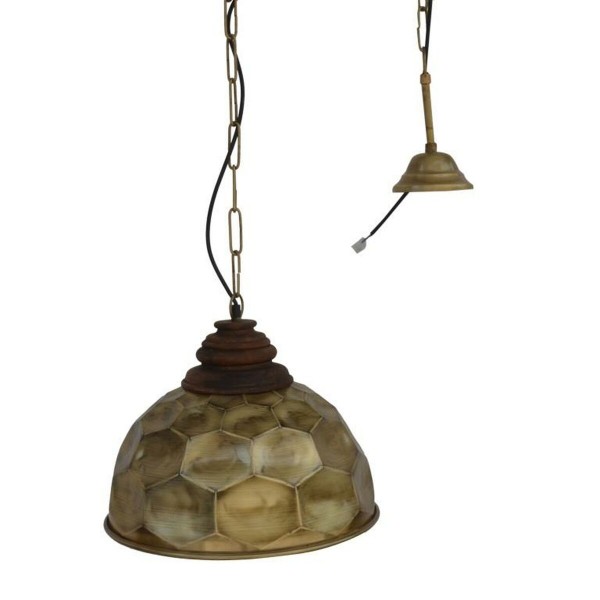 Φωτιστικό Οροφής DKD Home Decor 25W Χρυσό 50 W (39 x 39 x 34 cm)
