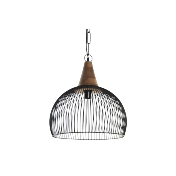 Φωτιστικό Οροφής DKD Home Decor Φυσικό Μαύρο 50 W (36 x 36 x 40 cm)