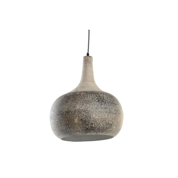 Φωτιστικό Οροφής DKD Home Decor Φυσικό Μπεζ Σκούρο γκρίζο 50 W (37 x 37 x 48 cm)
