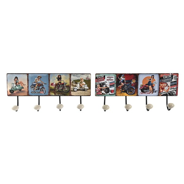Κρεμάστρα τοίχου DKD Home Decor Μέταλλο Vintage (40 x 7 x 18 cm) (x2)
