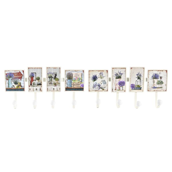 Κρεμάστρα τοίχου DKD Home Decor Μέταλλο Shabby Chic (38 x 6 x 19 cm) (x2)