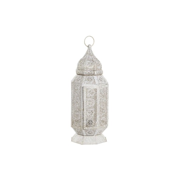 Επιτραπέζιο Φωτιστικό DKD Home Decor Χρυσό Μέταλλο Λευκό 220 V 50 W Άραβας (17 x 17 x 46 cm)