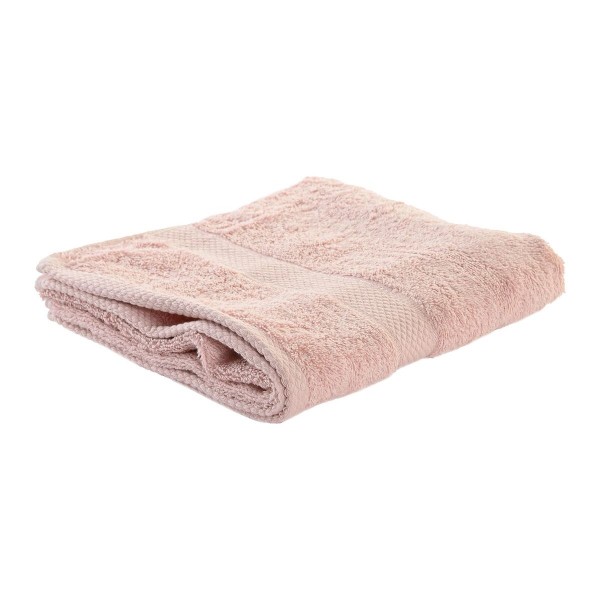 Πετσέτες DKD Home Decor Για νεροχύτη 600 gsm βαμβάκι Ανοιχτό Ροζ (50 x 100 x 1 cm)