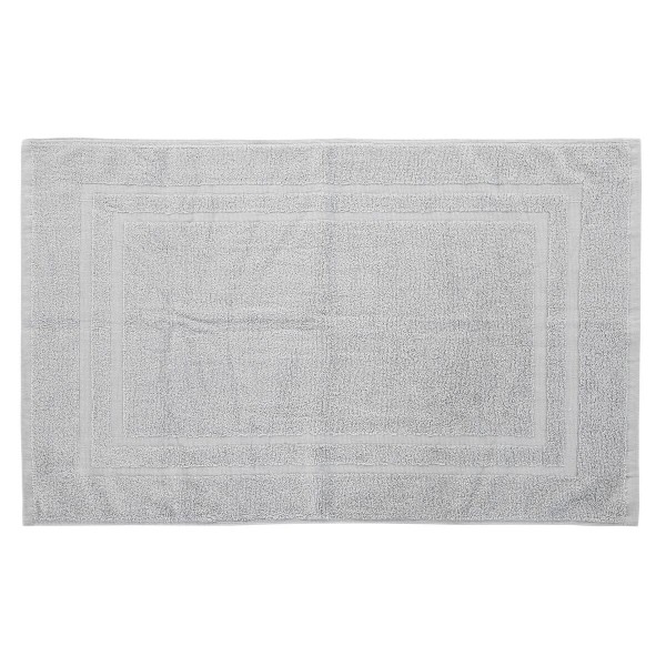 Χαλάκι μπάνιου DKD Home Decor 600 gsm βαμβάκι Ανοιχτό Γκρι (80 x 50 x 1 cm)