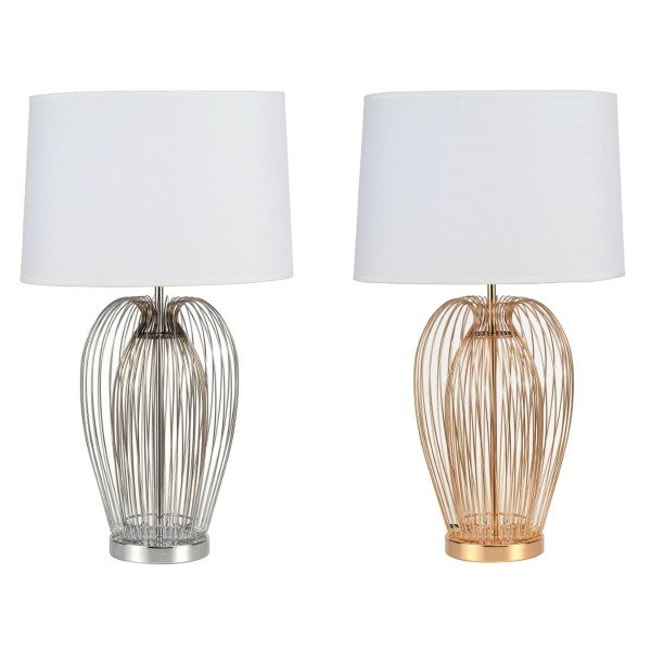 Επιτραπέζιο Φωτιστικό DKD Home Decor Μέταλλο πολυεστέρας 50 W (35 x 35 x 63 cm) (x2)